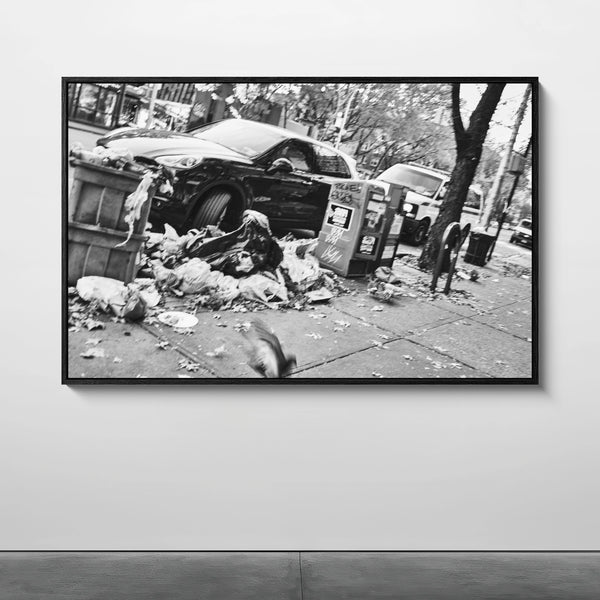Mise en situation — Tirage d'art noir et blanc Fortune 11, New York City, PRLXY