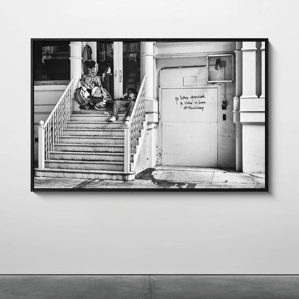 Mise en situation — Tirage d'art noir et blanc Fortune 13, New York City, PRLXY