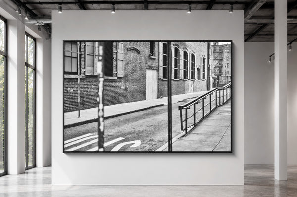 Mise en situation grand format — Tirage d'art noir et blanc Fortune 15, New York City, PRLXY