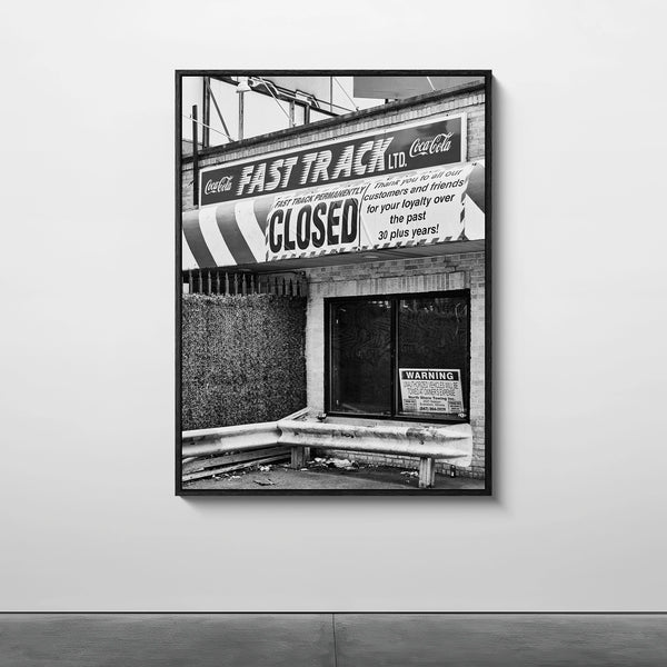 Mise en situation — Tirage d'art noir et blanc Fortune 3, Chicago, PRLXY