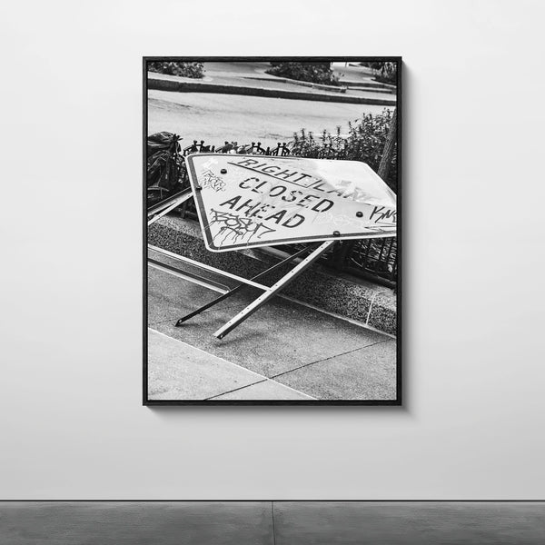 Mise en situation — Tirage d'art noir et blanc Fortune 6, Chicago, PRLXY