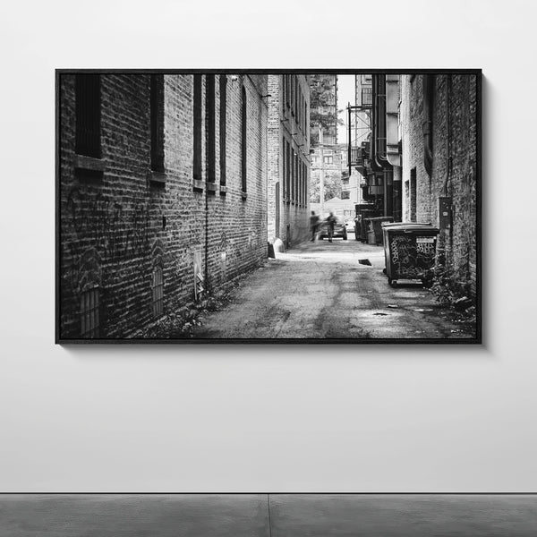 Mise en situation — Tirage d'art noir et blanc Fortune 7, Chicago, PRLXY