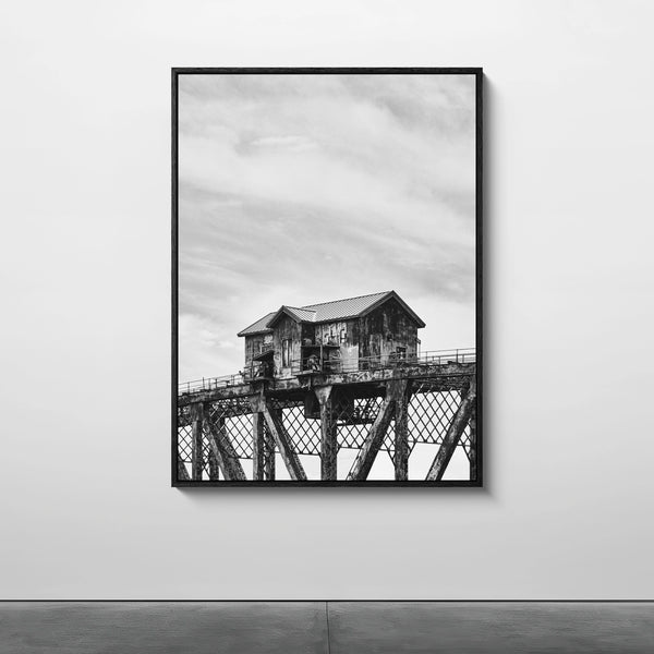 Mise en situation — Tirage d'art noir et blanc Fortune 8, Chicago, PRLXY