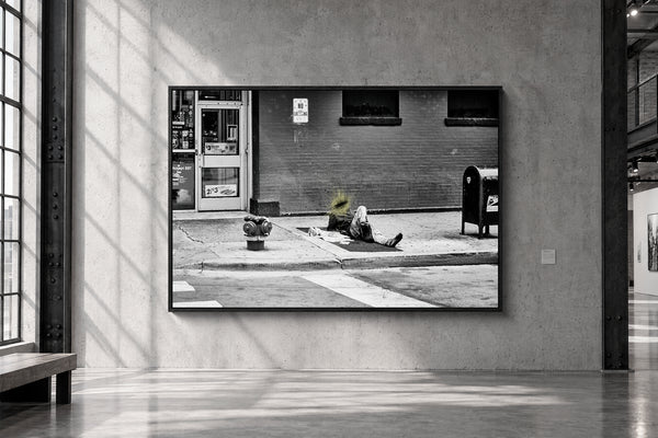 Tirage unique d'art noir et blanc, Fortune 5 Alonymous, Pieralexy Mesley - PRLXY