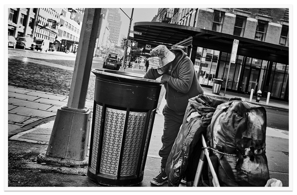 Tirage seul — Tirage d'art noir et blanc Fortune 14, New York City, PRLXY