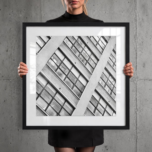 Mise en situation — Tirage d'art noir et blanc The Line 13, New York City, PRLXY