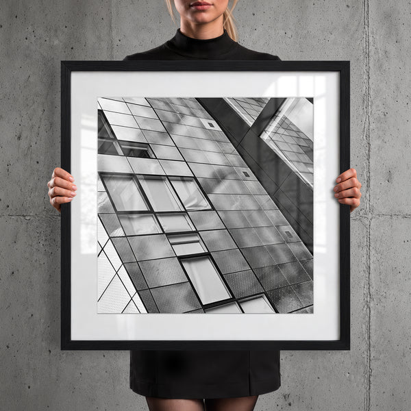 Mise en situation — Tirage d'art noir et blanc The Line 17, New York City, PRLXY