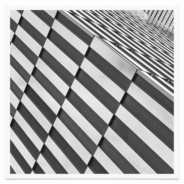 Tirage seul — Tirage d'art noir et blanc The Line 18, New York City, PRLXY