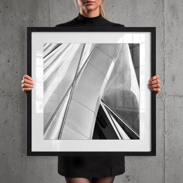 Mise en situation — Tirage d'art noir et blanc The Line 19, New York City, PRLXY