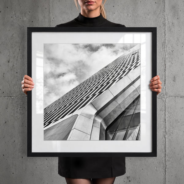 Mise en situation — Tirage d'art noir et blanc The Line 21, New York City, PRLXY