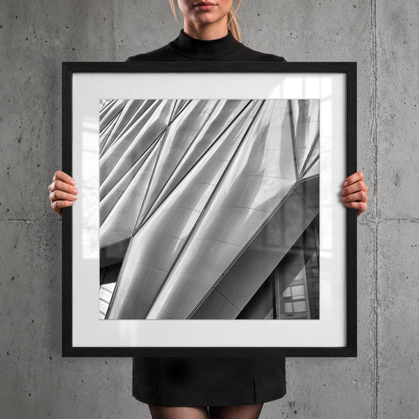 Mise en situation — Tirage d'art noir et blanc The Line 22, New York City, PRLXY