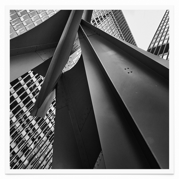 Tirage seul — Tirage d'art noir et blanc The Line 2, Chicago, PRLXY