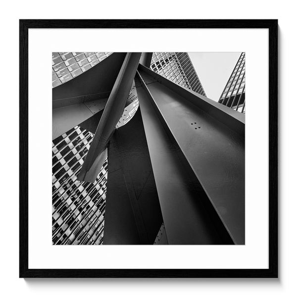 Encadrement — Tirage d'art noir et blanc The Line 2, Chicago, PRLXY