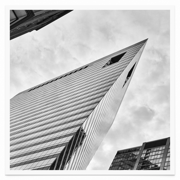 Tirage seul — Tirage d'art noir et blanc The Line 3, Chicago, PRLXY