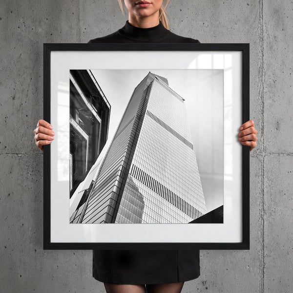 Mise en situation — Tirage d'art noir et blanc The Line 7, New York City, PRLXY