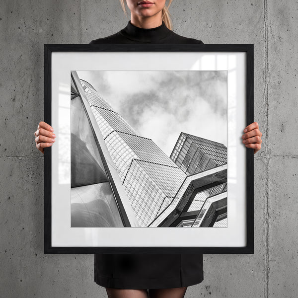 Mise en situation — Tirage d'art noir et blanc The Line 8, New York City, PRLXY