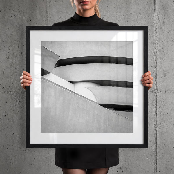 Mise en situation — Tirage d'art noir et blanc The Line 27, New York City, PRLXY