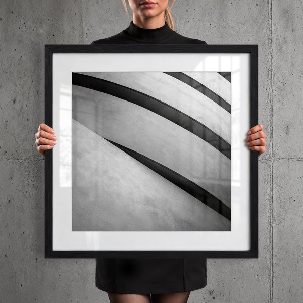 Mise en situation — Tirage d'art noir et blanc The Line 26, New York City, PRLXY