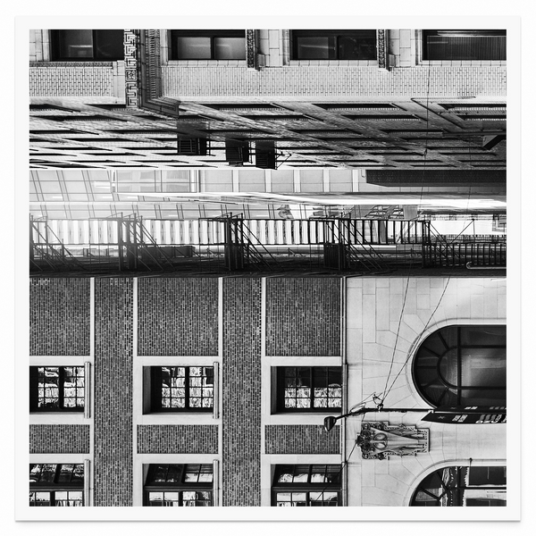 Tirage seul — Tirage d'art noir et blanc Inner City 10, Chicago, PRLXY