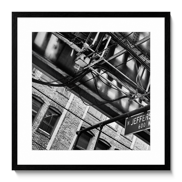 Encadrement — Tirage d'art noir et blanc Inner City 16, Chicago, PRLXY