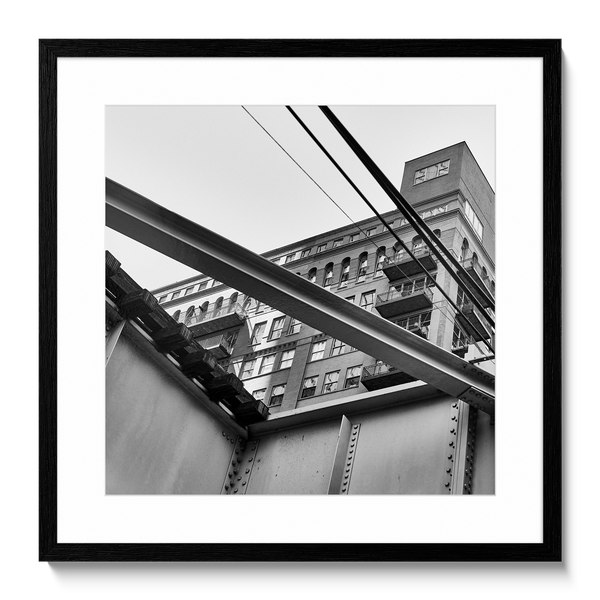 Encadrement — Tirage d'art noir et blanc Inner City 17, Chicago, PRLXY
