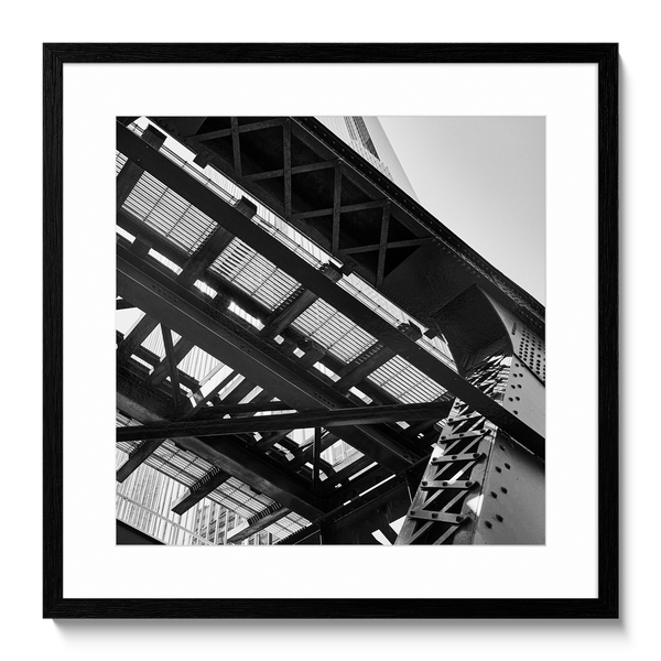 Encadrement — Tirage d'art noir et blanc Inner City 19, Chicago, PRLXY