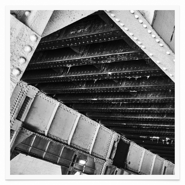 Tirage seul — Tirage d'art noir et blanc Inner City 1, Chicago, PRLXY