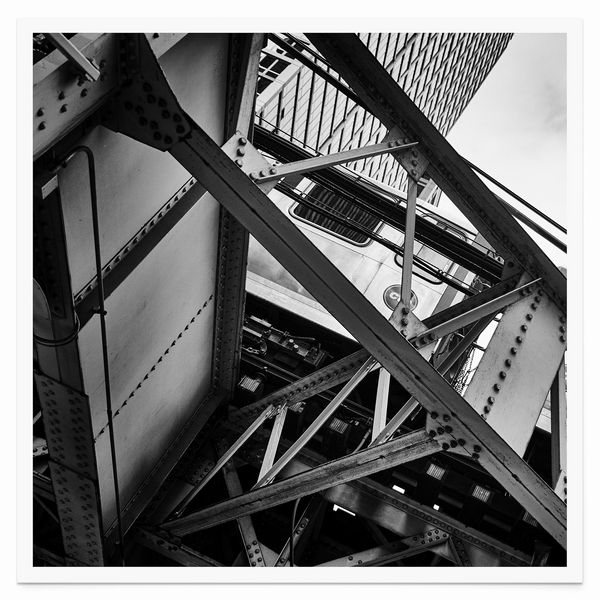 Tirage seul — Tirage d'art noir et blanc Inner City 20, Chicago, PRLXY