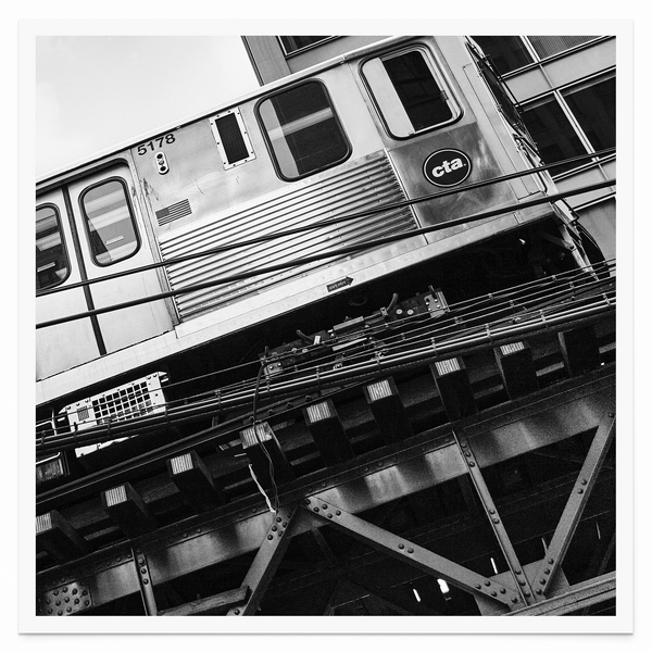 Tirage seul — Tirage d'art noir et blanc Inner City 21, Chicago, PRLXY