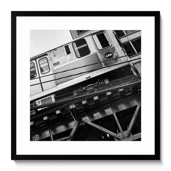 Encadrement — Tirage d'art noir et blanc Inner City 21, Chicago, PRLXY