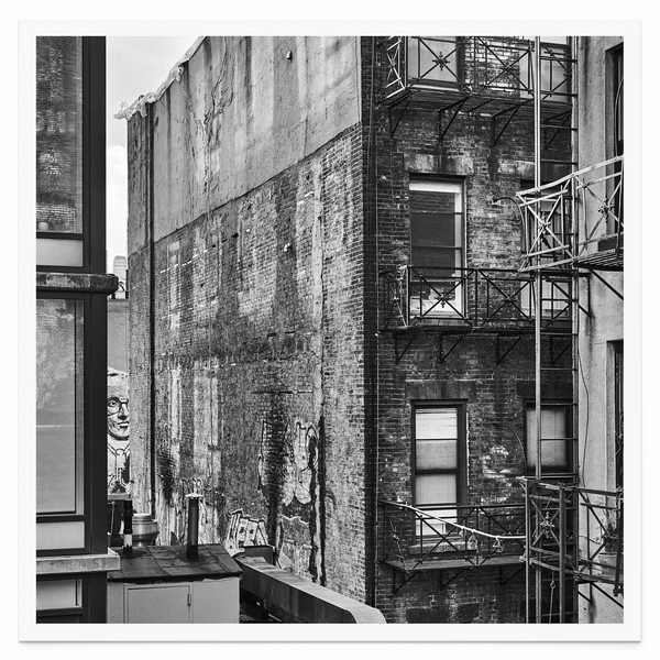 Tirage seul — Tirage d'art noir et blanc Inner City 23, New York City, PRLXY