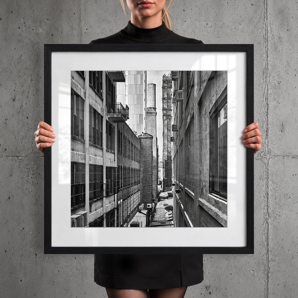 Mise en situation — Tirage d'art noir et blanc Inner City 24, New York City, PRLXY