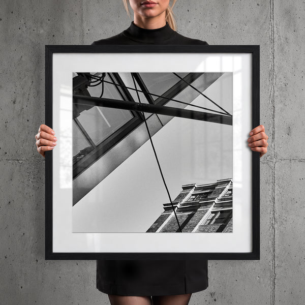 Mise en situation — Tirage d'art noir et blanc Inner City 26, New York City, PRLXY