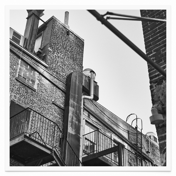 Tirage seul — Tirage d'art noir et blanc Inner City 27, New York City, PRLXY