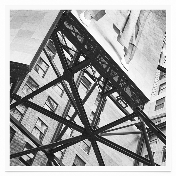 Tirage seul — Tirage d'art noir et blanc Inner City 29, New York City, PRLXY