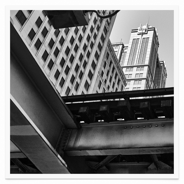 Tirage seul — Tirage d'art noir et blanc Inner City 2, Chicago, PRLXY