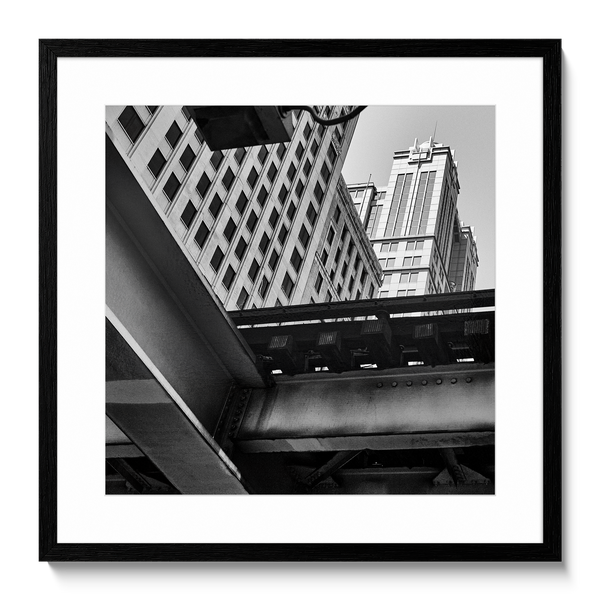 Encadrement — Tirage d'art noir et blanc Inner City 2, Chicago, PRLXY