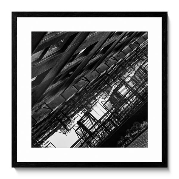 Encadrement — Tirage d'art noir et blanc Inner City 3, Chicago, PRLXY