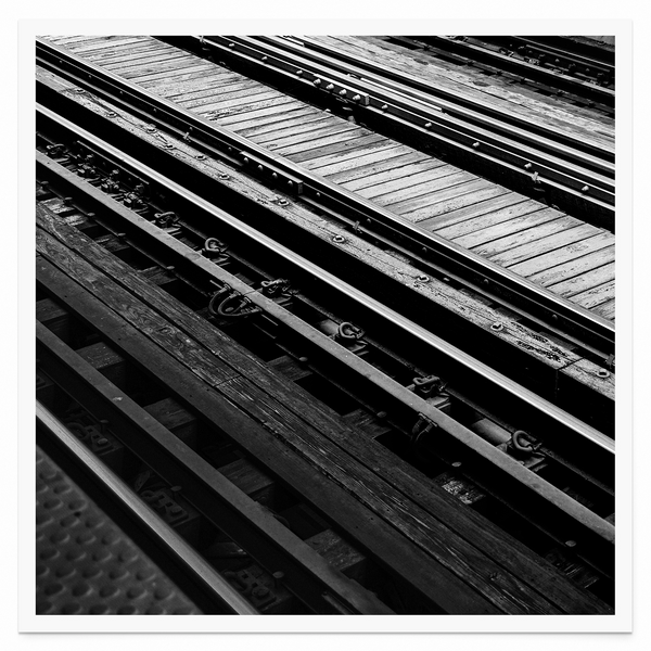 Tirage seul — Tirage d'art noir et blanc Inner City 6, Chicago, PRLXY