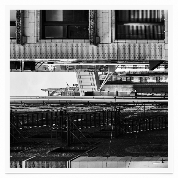 Tirage seul — Tirage d'art noir et blanc Inner City 7, Chicago, PRLXY