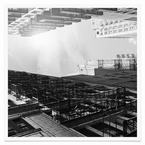 Tirage seul — Tirage d'art noir et blanc Inner City 8, Chicago, PRLXY