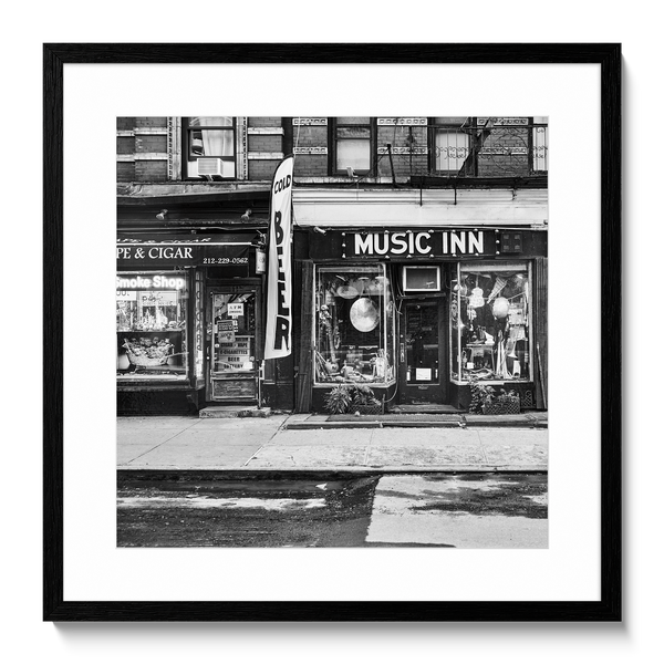 Encadrement — Tirage d'art noir et blanc Rough Street 13, New York City, PRLXY