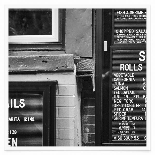 Tirage seul — Tirage d'art noir et blanc Rough Street 20, New York City, PRLXY