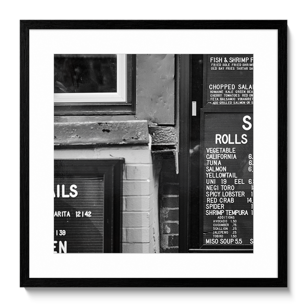 Encadrement — Tirage d'art noir et blanc Rough Street 20, New York City, PRLXY